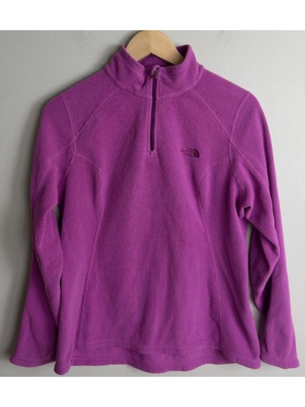 The North Face Purple Fleece Quarter-Zip Pullover Size Medium Women’s